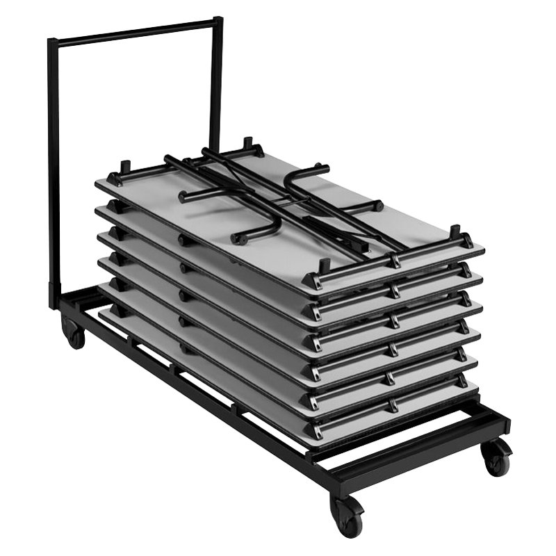 SODEMATUB table pliante ROND-152, ronde, gris clair, diamètre 152 cm